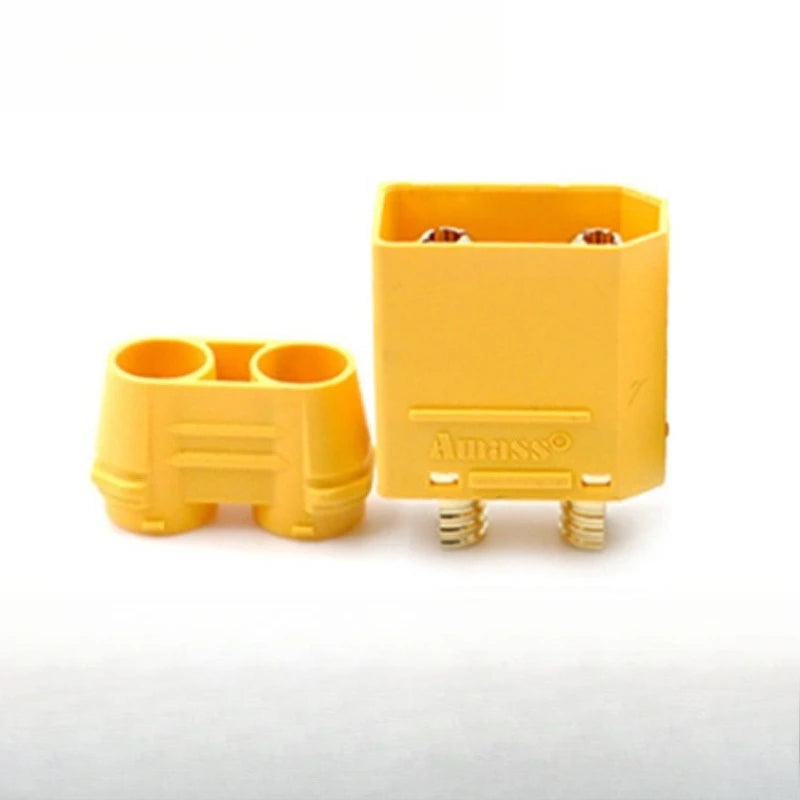 XT Series XT30U XT60 XT90 Connector Plug Bullet Welding Terminal Suit for RC Quadcopter Multicopter Aircraft Accessories Quake XT90-M Male 400 pieces