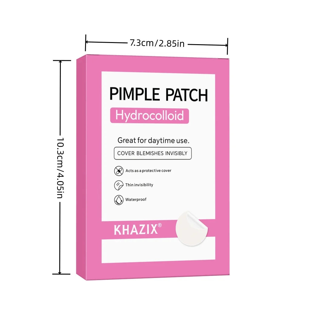 36pcs Hydrocolloid Acne Patches - Absorb Pus & Oil, Reduce Redness, Invisible Fit for All-Day Wear. Quake