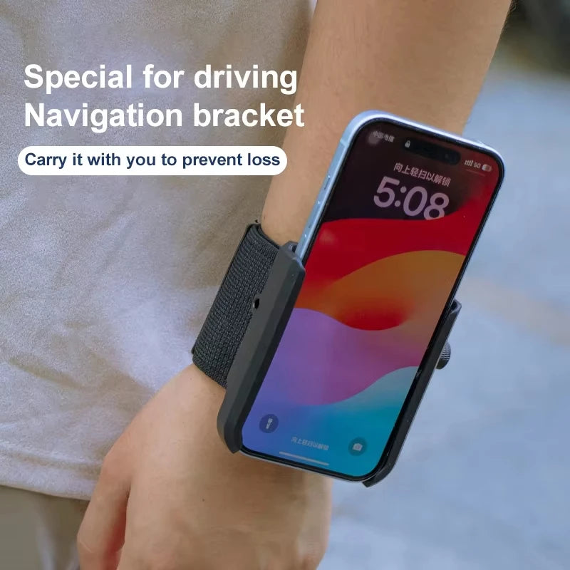 Multi-function Phone Holder for Car 360 Rotation Wristband Mobile Support Universal Phone Stand For Sports Cycling Motorcycle Quake