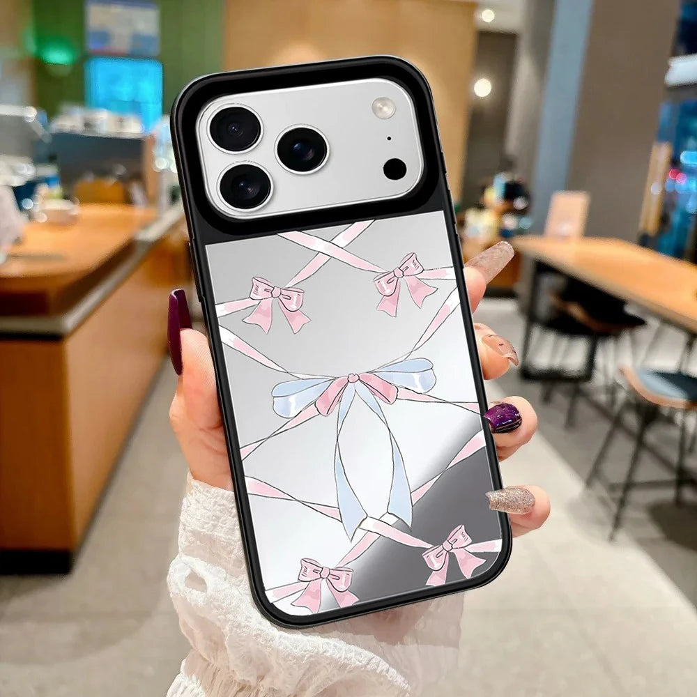 6090479 Mirror Surface Magnetic Phone Case Cover for IPhone 12 13 14 15 16 17 18 Pro Max Case Quake