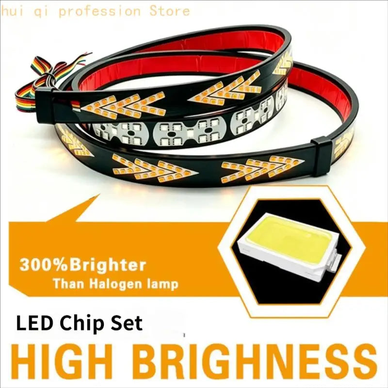 Connected Cable Harness Pickup Rear Lamp Bar with 12V LED Light Pattern for Rear Styling, Replacement, and Display H8WE Quake