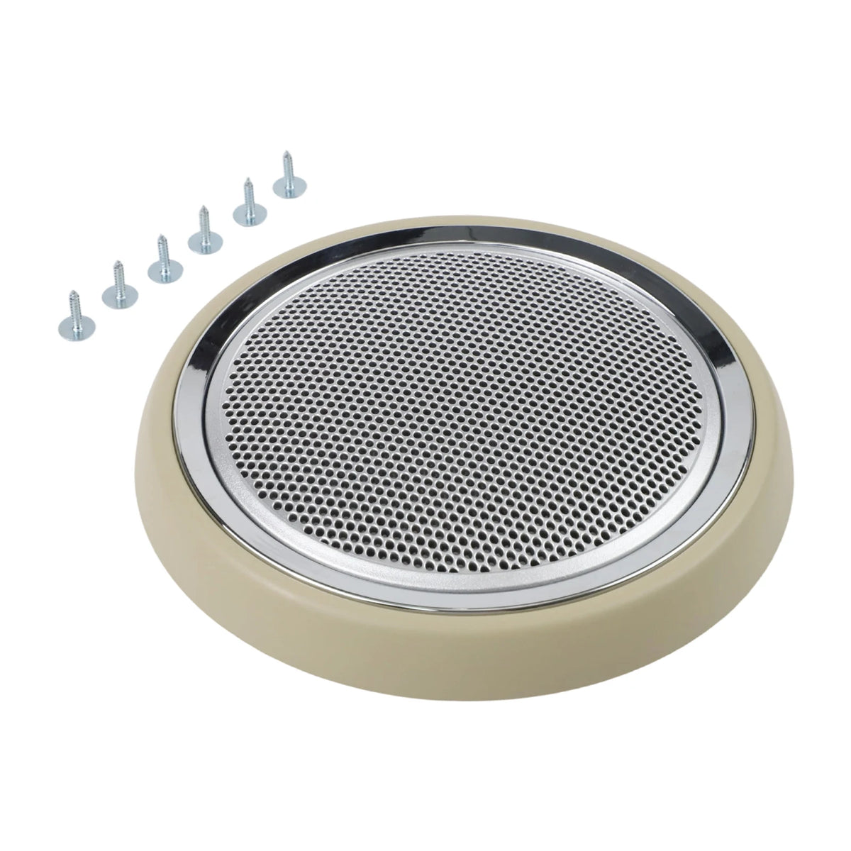 Speaker Cover Grille for Mini Cooper R56 ABS Construction for Improved Heat Sink Capabilities and Easy Installation Quake Beige
