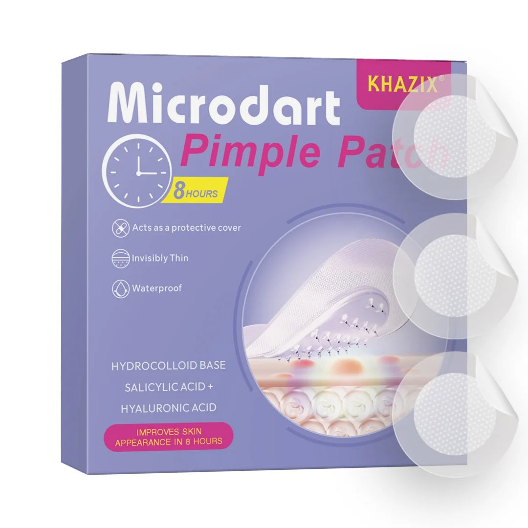 Micro Needle Pimple Patch (24 Pack) Hydrocolloid Micropoint Pimple Patch For Acne & Pimples Microdart Patch, Micro Dart Pimple P Quake 24pcs