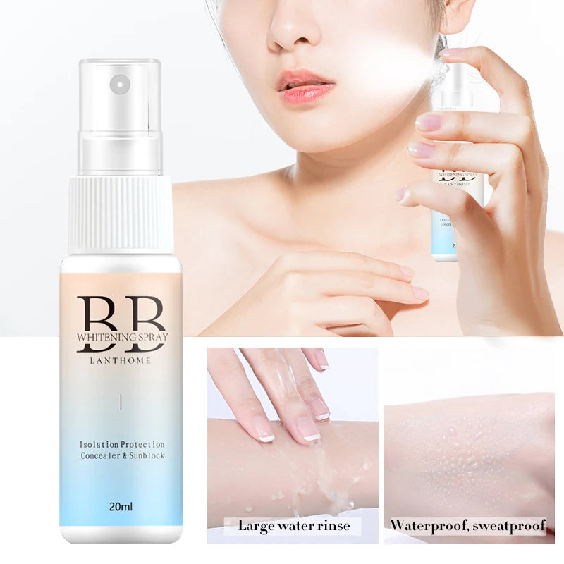 BB Whitening Spray Skin Brightening Moisturizing BB Cream Face Foundation Nourishing Skin Care Beauty Cosmetics Quake