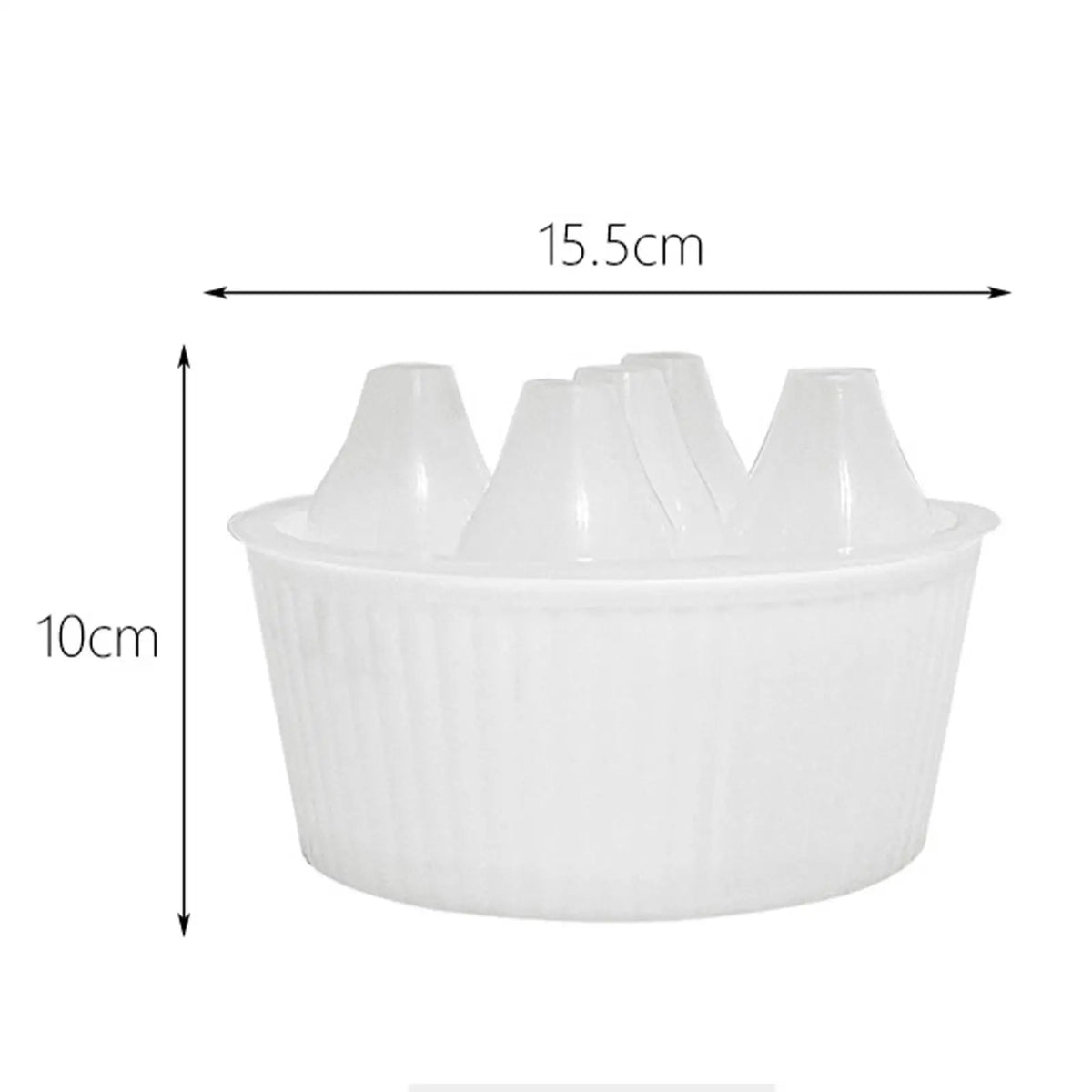 Hydroponic Planter Container with Stable Bottom Self Watering Flower Pot for Tabletop Decorative Indoor Outdoor Planting Quake