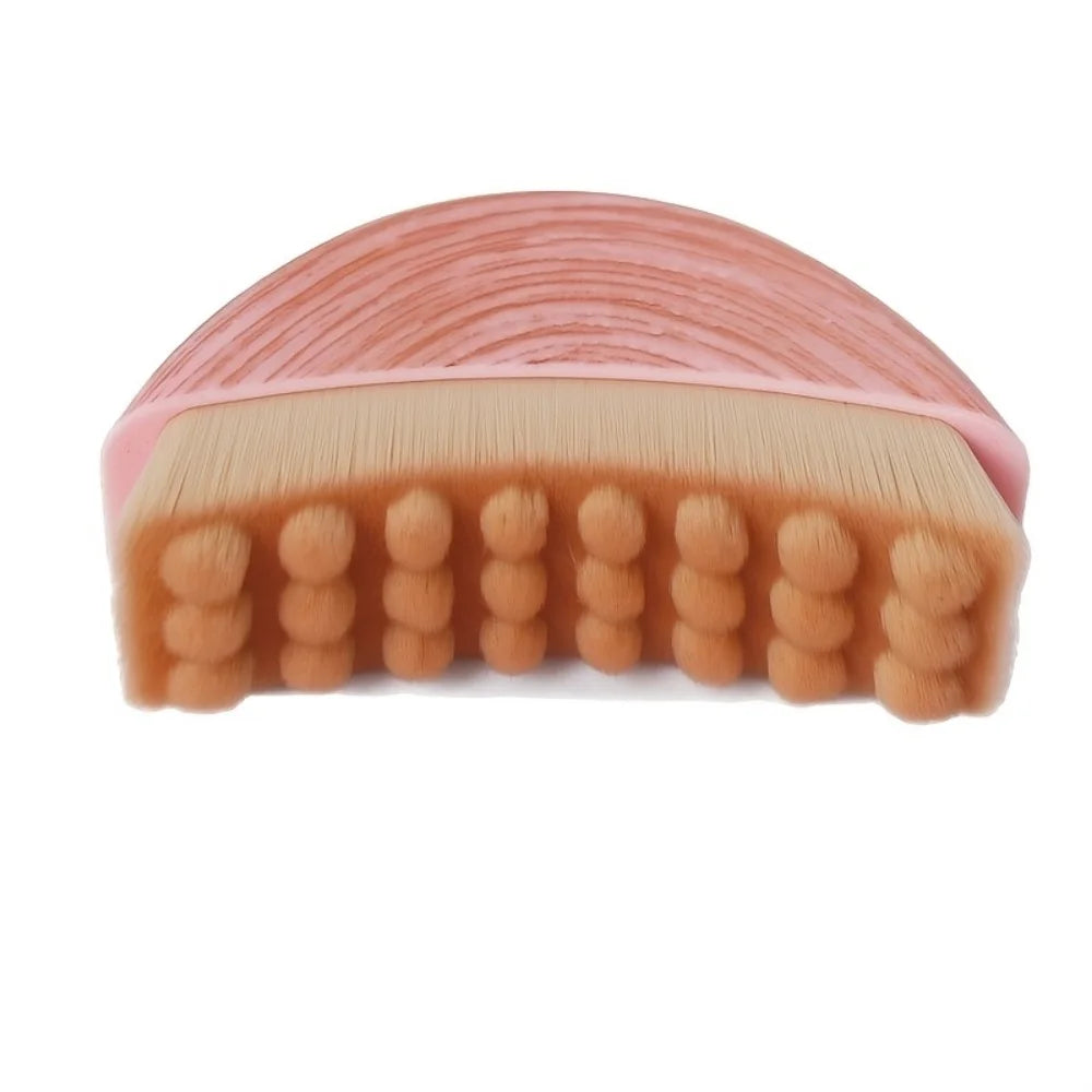 1 Simple Portable Facial Contour Care Brush, Facial Scraping Eye and Neck Care Brush, Makeup Brush Quake