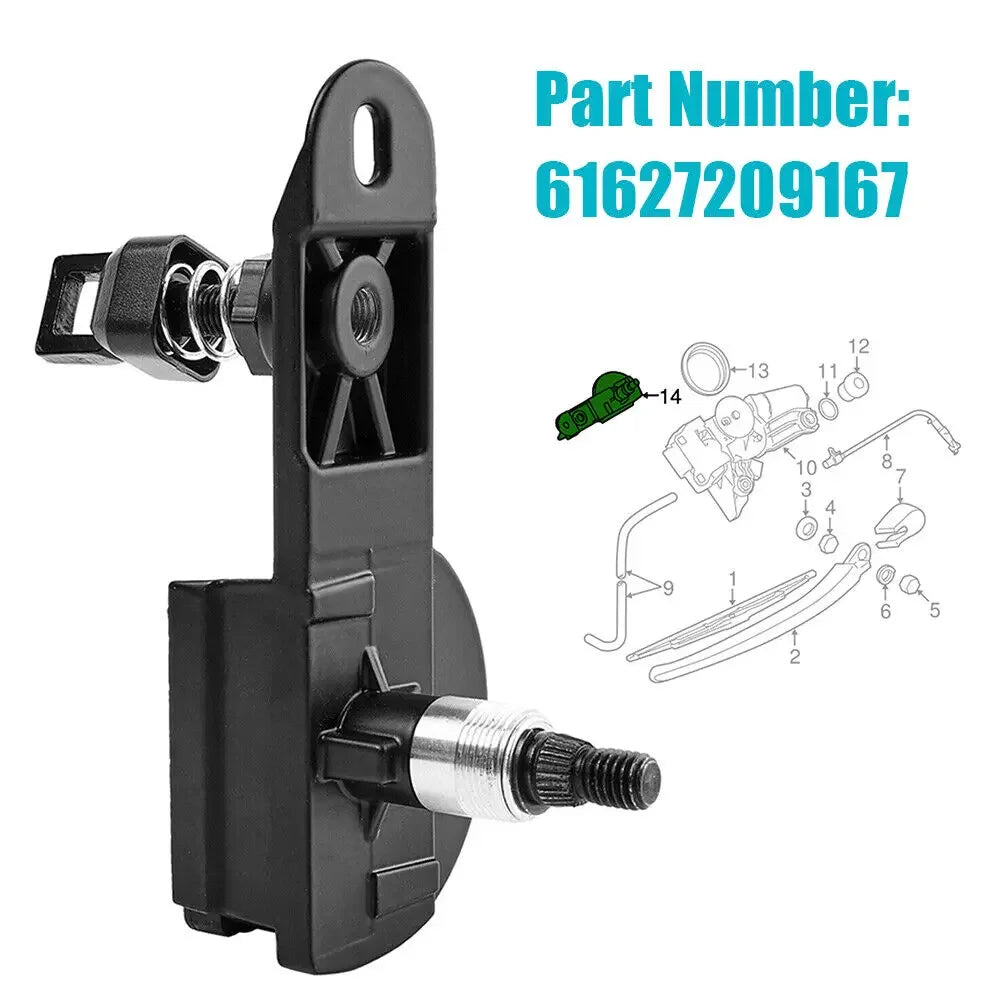 For BMW 3 5 Series E91 E61 LCI 61627209167 Car Rear Window Wiper Shaft Pivot Wipershaft ABS Accessories Parts Auto Replacement Quake Default Title