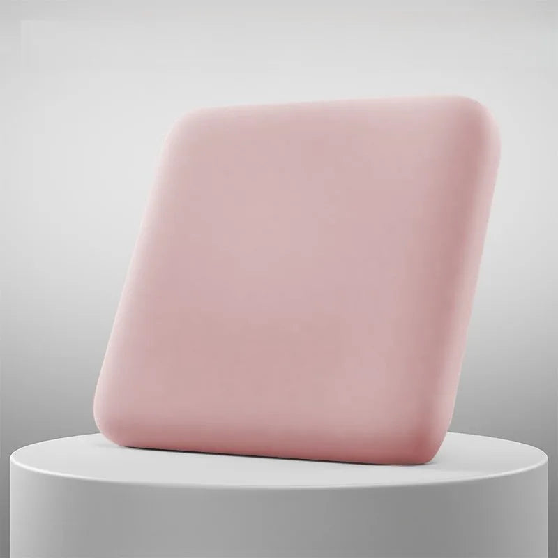 Ultra Thick Soft Foam Seat Cushion Office Chair Pad Car Seat Support Lumbar Pain Relief Long Sitting Comfort Quake Pink