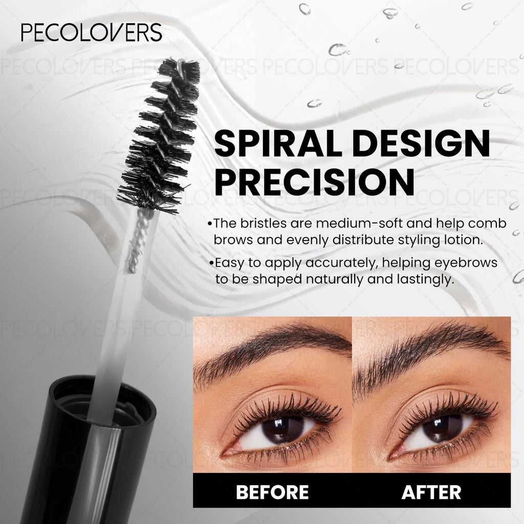 Long-lasting Waterproof Eyebrow Styling Soap, Transparen Eyebrow Gel with Brush, Natural Eyebrows Styles, Quick Onset and Drying Quake