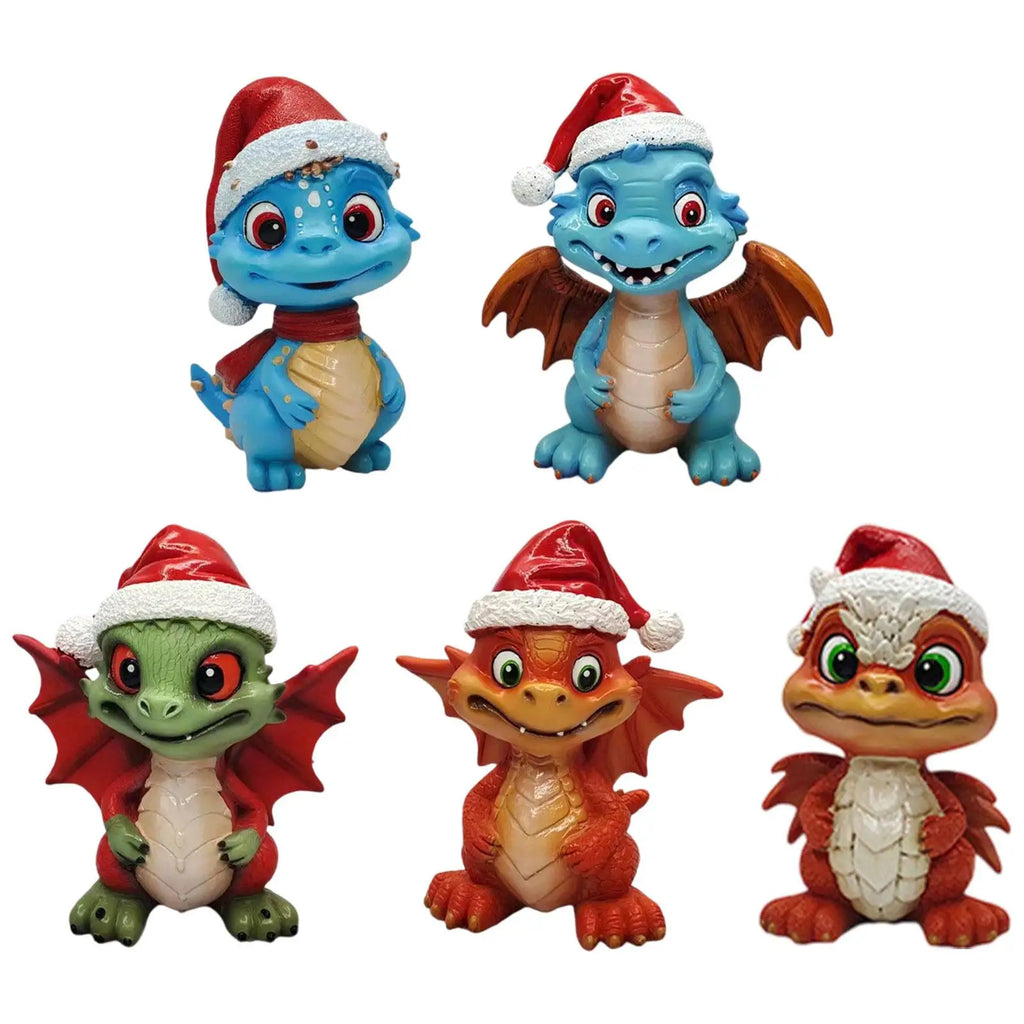 Christmas Mini Figurine Creative Cute Crafts Party Favors Fillers Christmas Quake