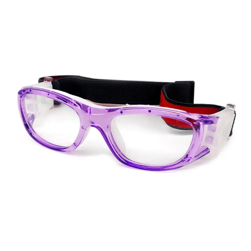 Children Eye Protect Soccer Football Eyeglasses Basketball Goggles Outdoor Sports Glasses Cycling Eyewear Quake purple
