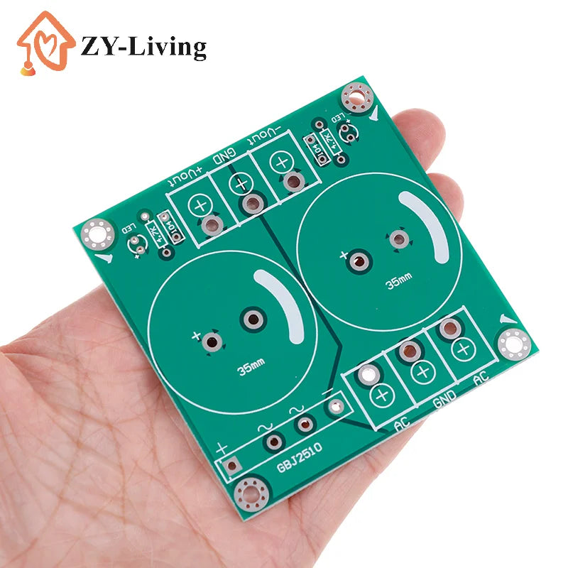 1/3PCS 25A Single AC-DC Audio Amplifier Rectifier Filter Power Supply Board Bare PCB Quake