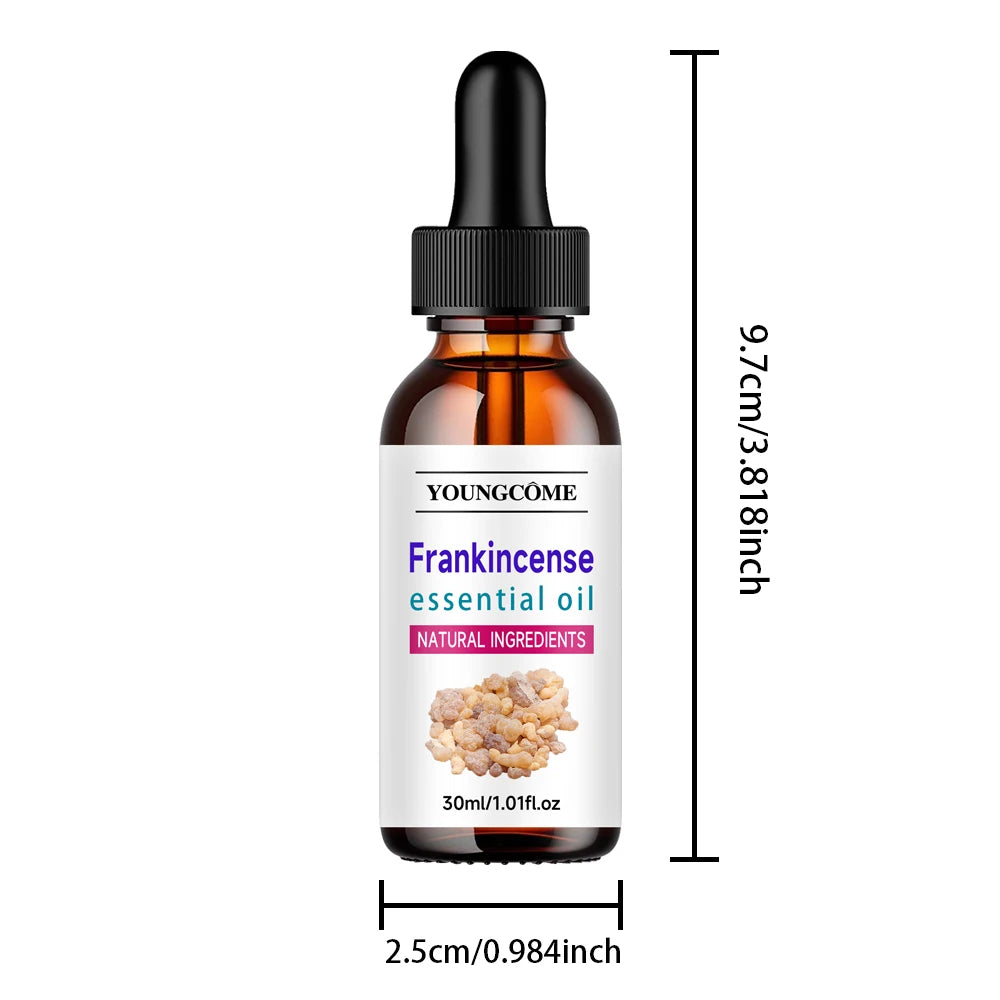 Frankincense Essential Oil Silky Smooth Hair Moisturizes and Softens Hair, Hair Care Essential Oil Prevents Improves Hair Loss Quake 30ML