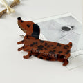 Playful Puppy Hair Claw Cute Animal Ponytail Clip Dachshund Corgi Bac Head Updo Shark Clip Women Girls Hair Styling Accessories Quake lc