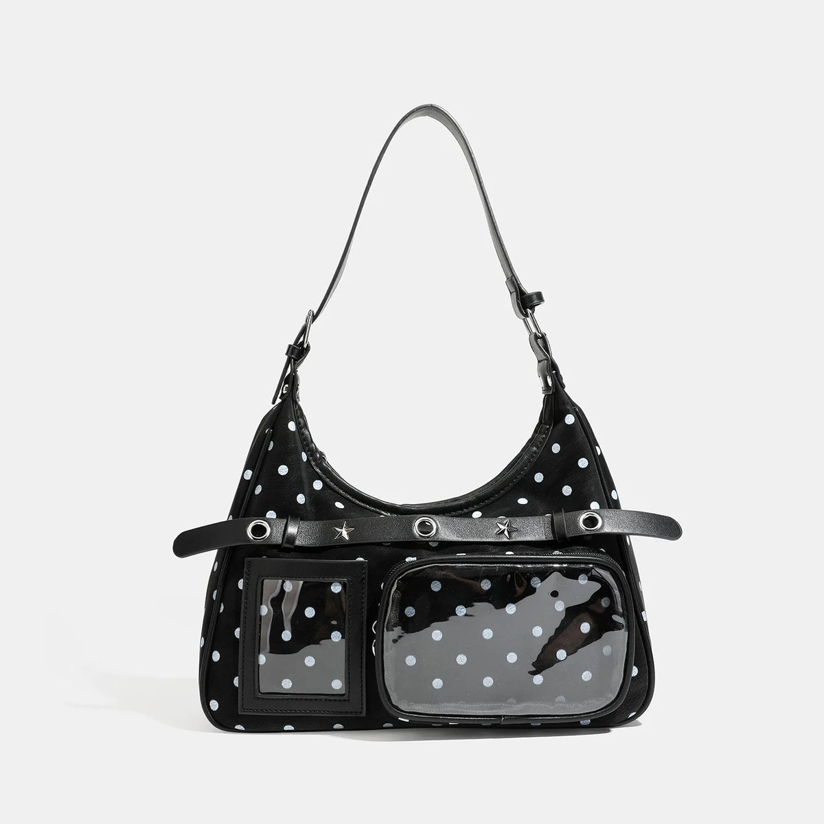 Women's Daily Commuting Handbag Multifunctional Single Shoulder Crossbody Bag Suitable for Office and Casual Street Wear Quake black about 32x10x18cm