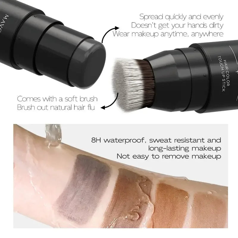 Waterproof Hairline Concealer Stick - Instantly Conceal Roots and Shadows for a Natural-looking Makeup Look Shadow Powder Stick Quake