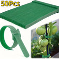 50/100Pcs Reusable Adjustable Non-Slip Nylon Plant Ties Perfect for Climbing Plants Support and Gardening Maintenance Tool Safe Quake 50Pcs