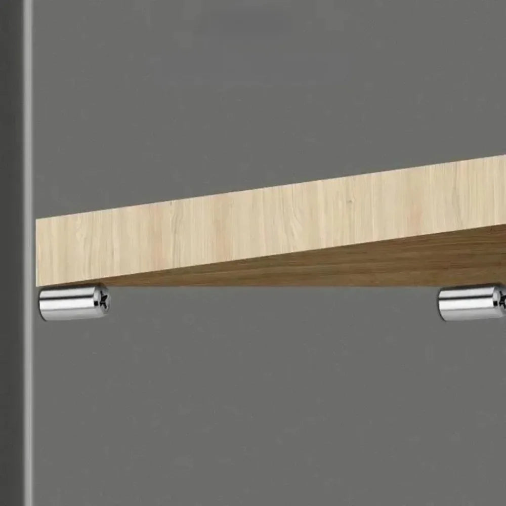 120/2Pc Self Tapping Screw Cabinet Bracket Laminate Support with Rubber Sleeve Non-Slip Layer Glass Plate Holder Fixed Screw Set Quake