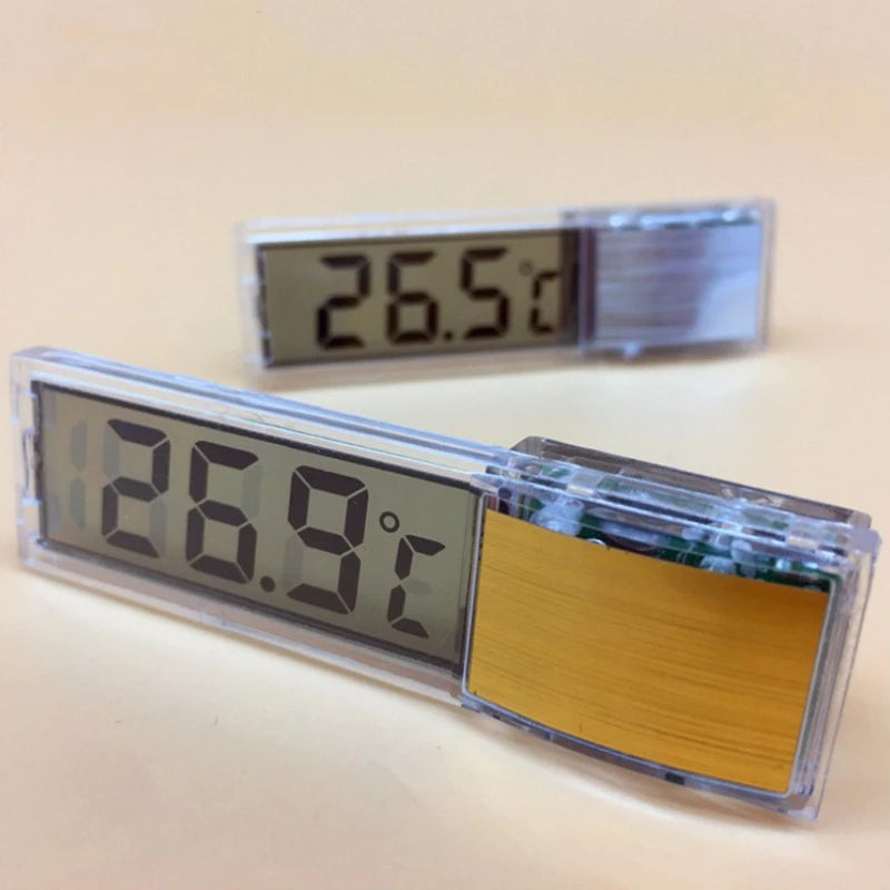 1pc Aquarium Thermometer 3D Digital LED Electronic Fish Tank Temperature Fish Turtle Temp Meter Aquarium Decoration Quake