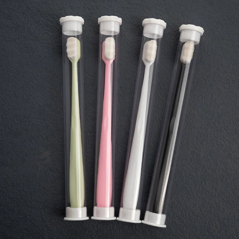 Environmentally Toothbrush Ultra-fine Soft Toothbrush Deep Cleaning soft brush teeth Adult kids Manual Toothbrush For Oral Care Quake