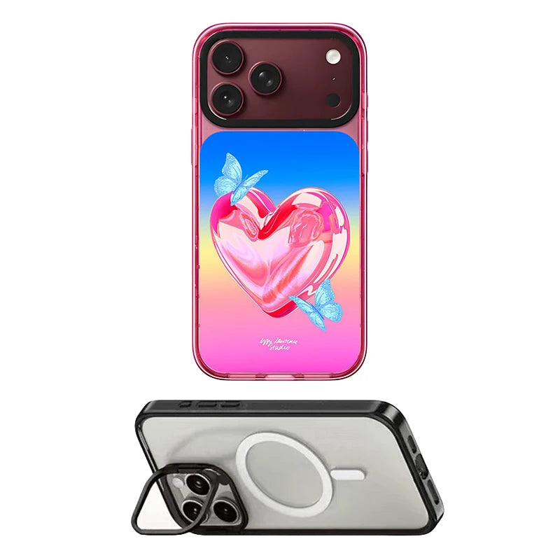6092076 Impact Case - Mirror / Glaze Magnetic Cover: Compatible with IPhone 18 17 Pro Max 18Pro Quake