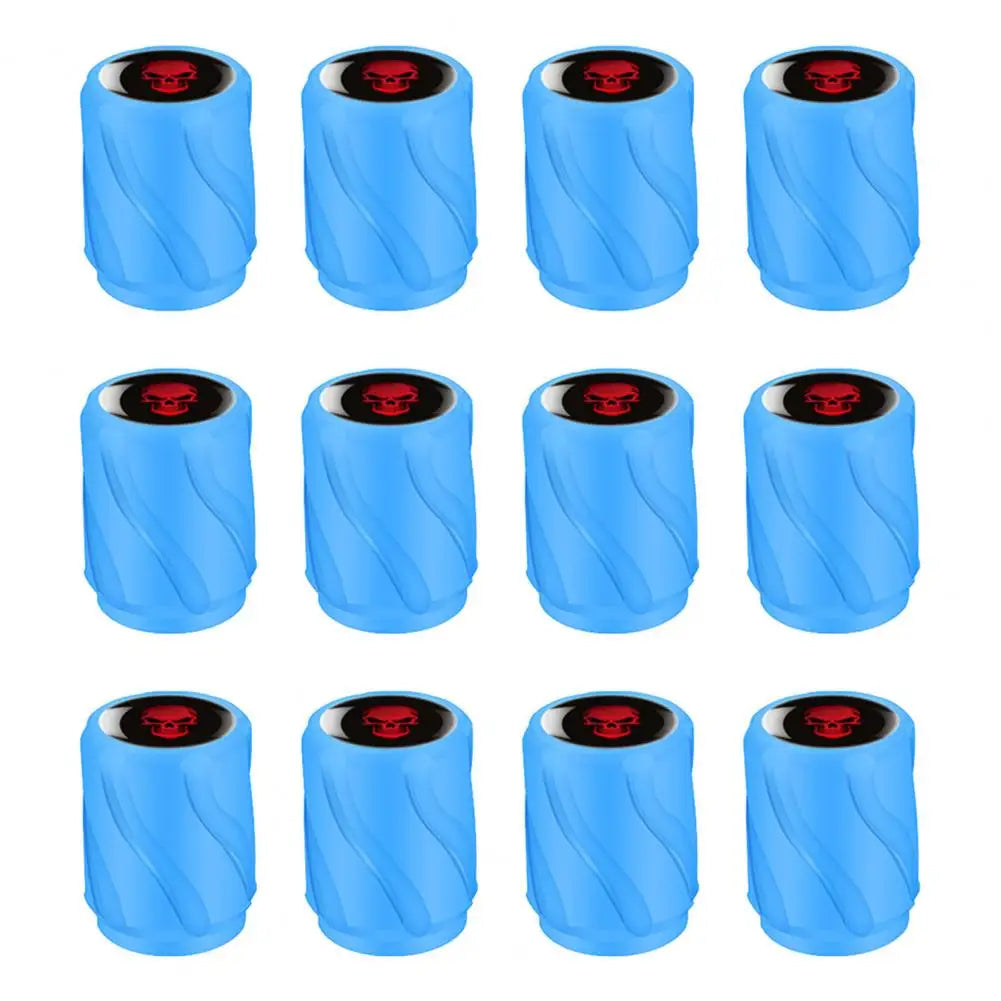 Rainproof Valve Stem Cover Enhanced Visibility Tire Valve Caps Simple Installation for Universal Car Exterior Accessories Valve Quake Blue China Mainland
