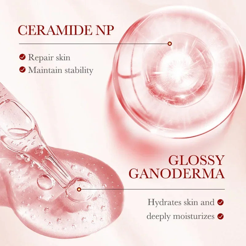 SADOER Anti-Wrinkle Essence Skin Rejuvenation Firming Moisturizing Ganoderma Lucidum Dragon Blood for Healthy Glowing Skin Quake