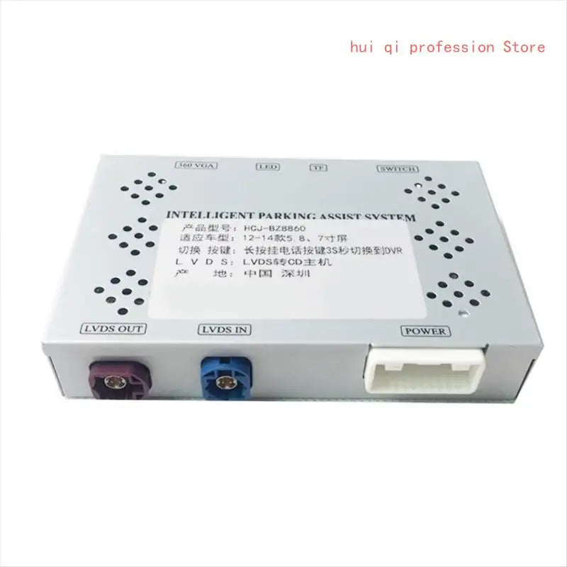 Car Front Rear Reverse Camera Interfaces Adapter Box Decoders, Plugs And Play for A B C 4.5 Systems Enhanced Safety Quake