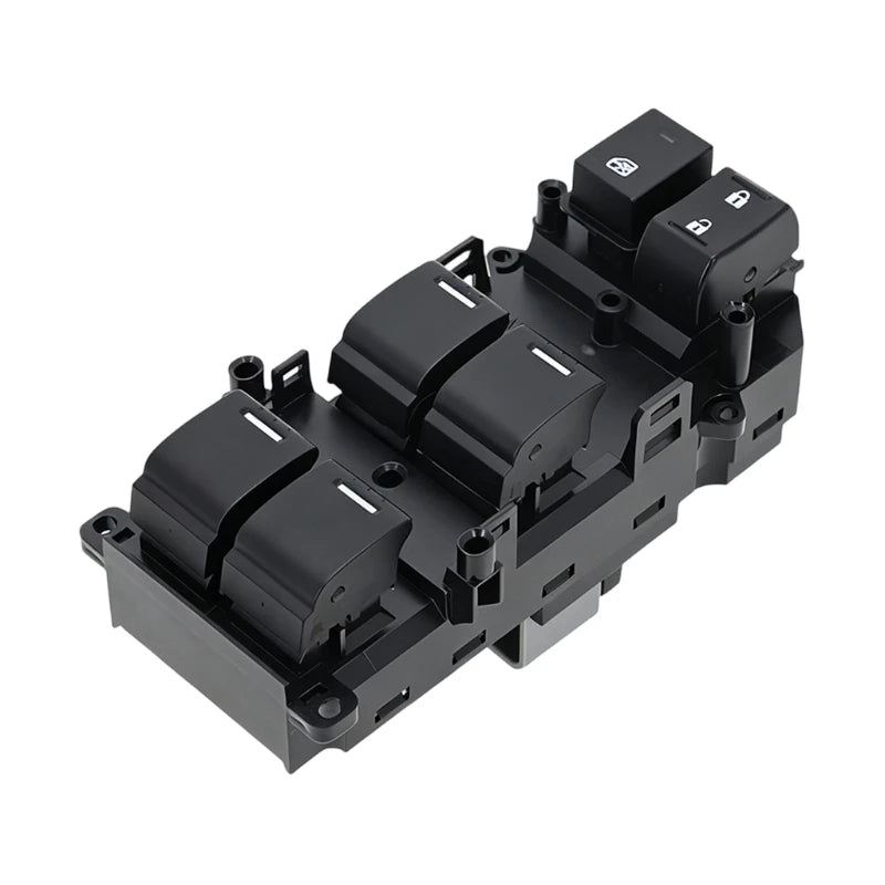 Driver Door Window Control Switches Assembly, 35750-T6A-J51 ABS Housing, Replacement Part for Daily Vehicle Door Panel H8WE Quake black CN