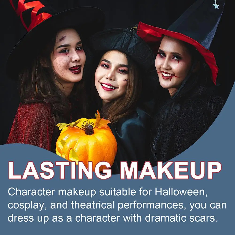 Makeup Scarring Liquid, Scarring Liquid Special Effect Make Up, Liquid Scar Makeup Cosmetic Special Effects Liquid For Halloween Quake