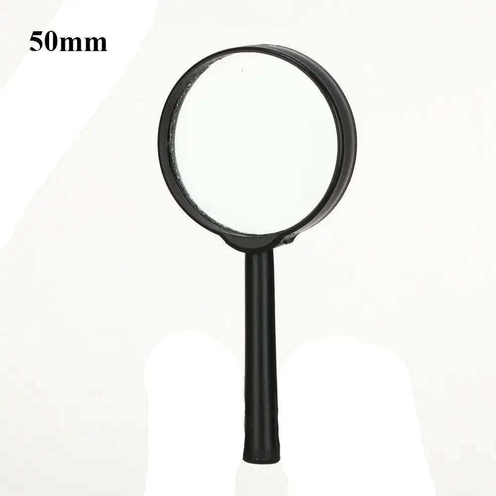 Mini Pocket 40/50/60/75/90/100/110/130mm Insect viewer Reading Glass Lens Hand Held Magnifier Jewelry Loupe 1~6X Magnifying Quake 50mm