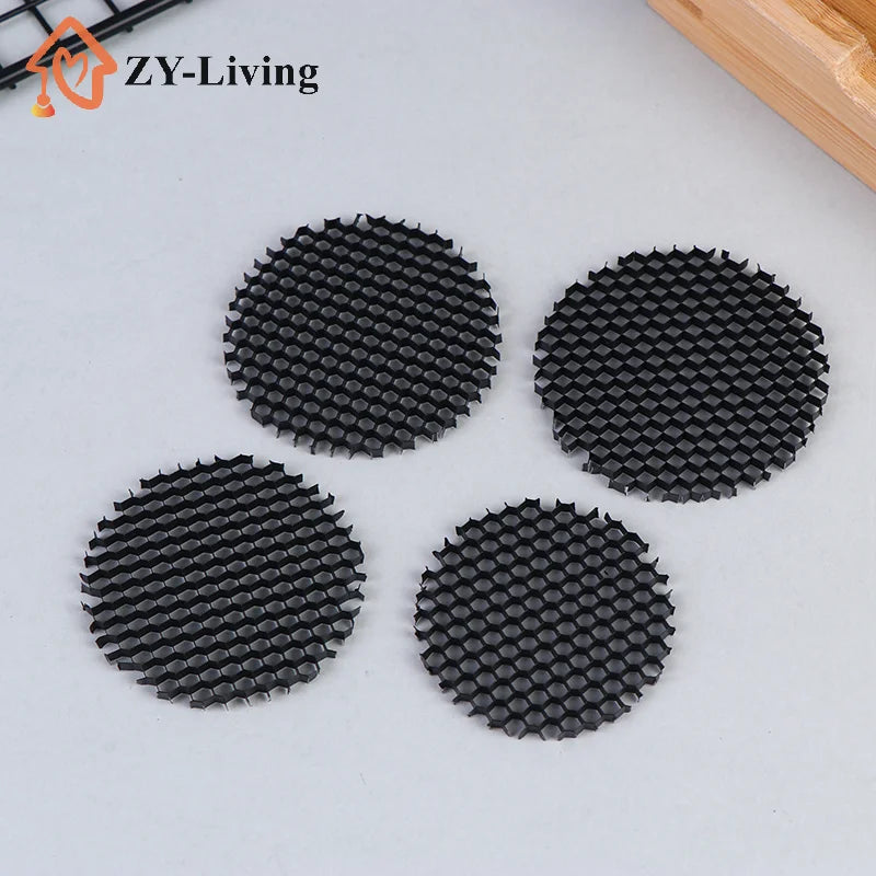 1Pcs Round Honeycomb Mesh Light Cover Black Aluminum Anti Glare Downlight Spotlight Shade Quake