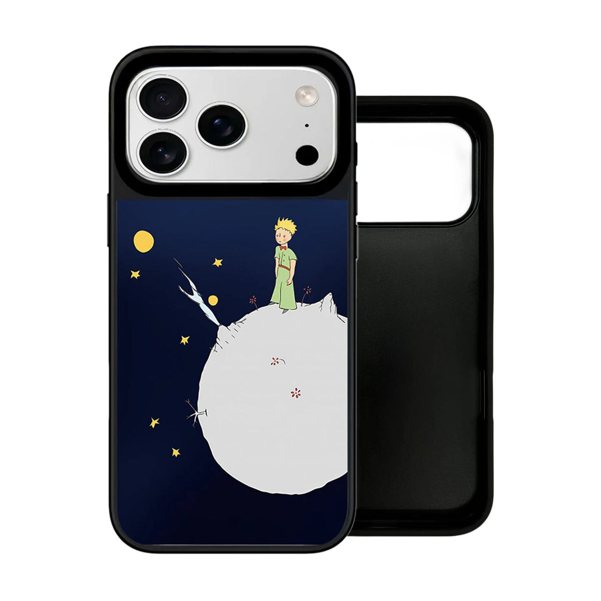 6090165 Mirror Surface Magnetic Phone Case Cover for IPhone 13 14 15 16 17 18 Pro Max Case Cartoon Quake mirror (no magsafe) iPhone 13 Pro Max