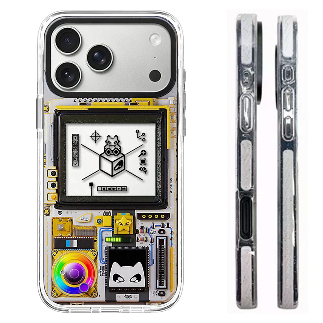 6090633 White Border Magnetic Case: Compatible with IPhone 18 17 16 15 14 13 Pro Max 18Pro Quake white (no magsafe) iPhone 14