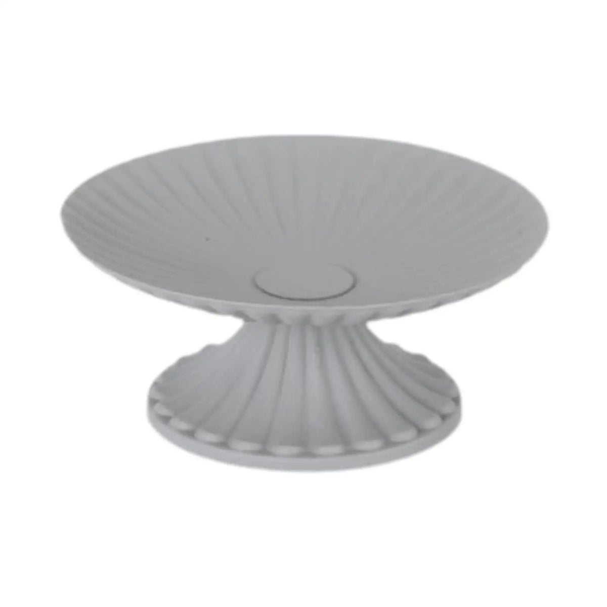 Candlestick Holder Home Candle Decor for Dining Room Wedding Valentine's Day Quake Gray