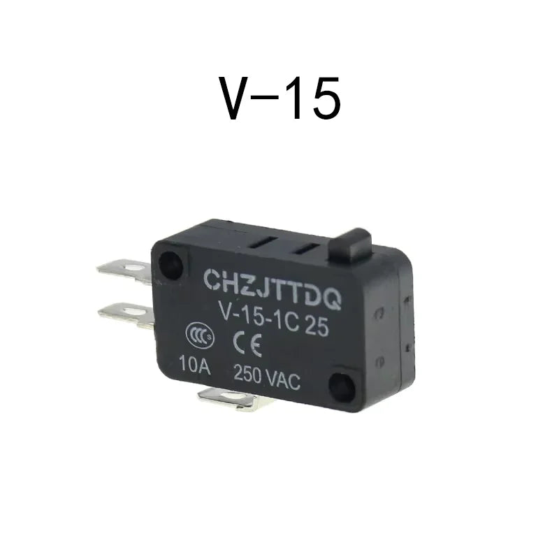 1PCS Micro Limit Switch CHZJTTDQ V-15.V-151.V-152.V-153.V-154.V-155.V-156.-1C 25 Travel Switch Limit Switch Silver Contact Quake V15 1NO 1NC