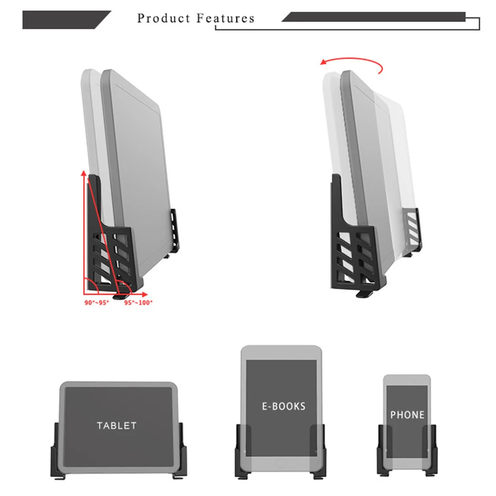 2pcs Tablet Wall Mount Stand Phone Holder for ipad/iphone Adjustable Viewing Angle Universal Phone Frame Stand Bracket Quake
