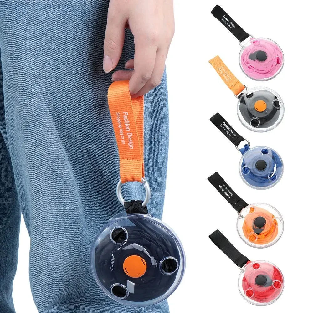 Ultra Small Shopping Bag Portable Folding Telescopic Storage Bag Quake