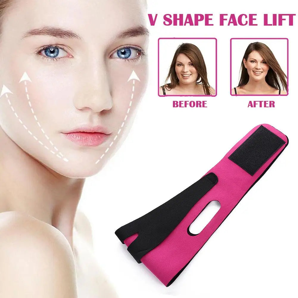Reusable V Line Face Lift Strap Comfortable Face Slimming Bandage For Double Chin Shaper, Women Cheek Lift Up Belt For Sleeping Quake