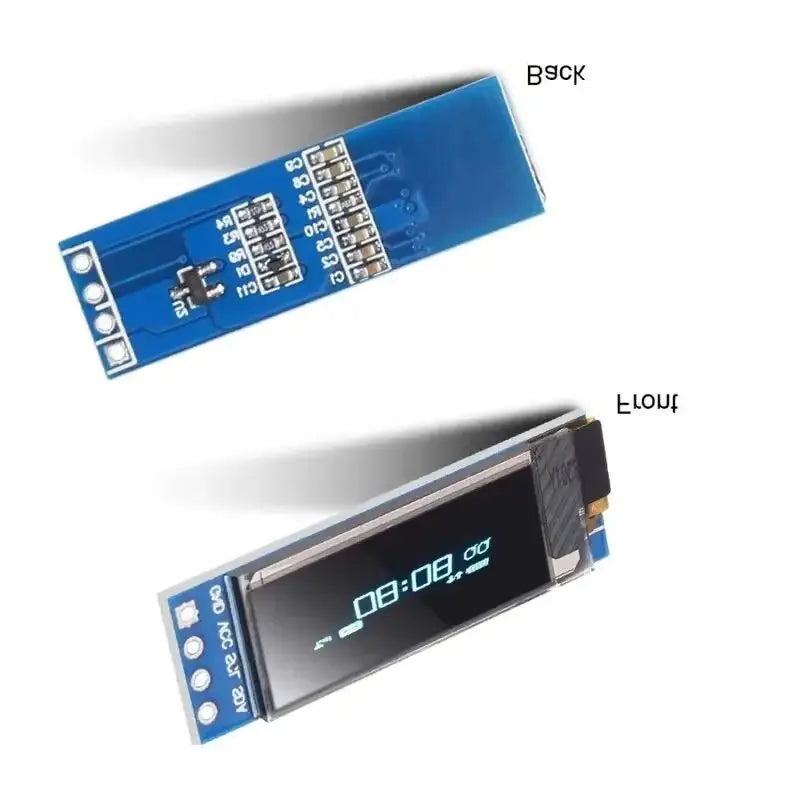 I2C- OLED Display Module 0.91 Inch I2C -SSD1306 -OLED Display Module White / BLUE I2C OLED Screen Driver DC 3.3V~5V for Arduino Quake Default Title