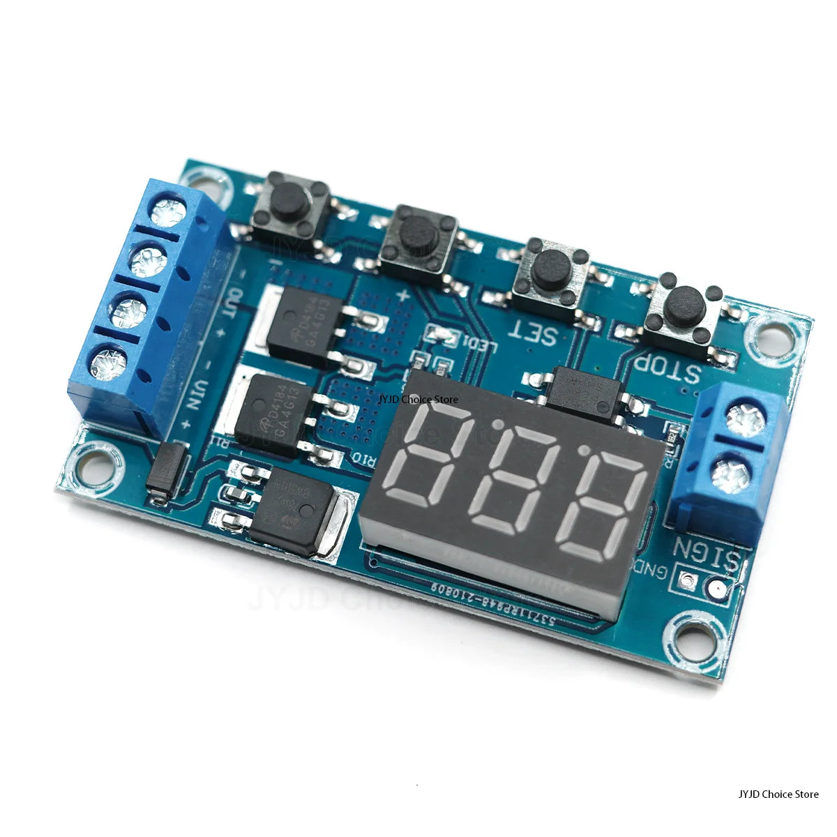 DC 5V-36V Trigger Cycle Delay Timer Switch Turn On Off Relay Module with LED Display Adjustable Timer Module Quake