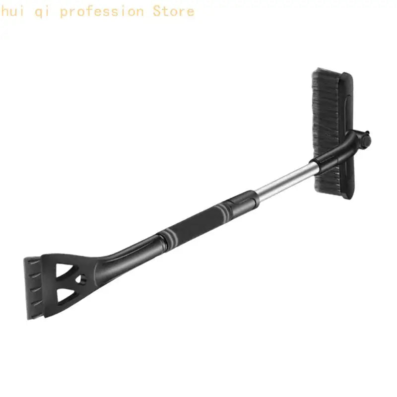 360 Rotatable Snow Brush Head ABS Ice Scraper With Ergonomic Grip For Vehicle Snow Removal H8WE Quake