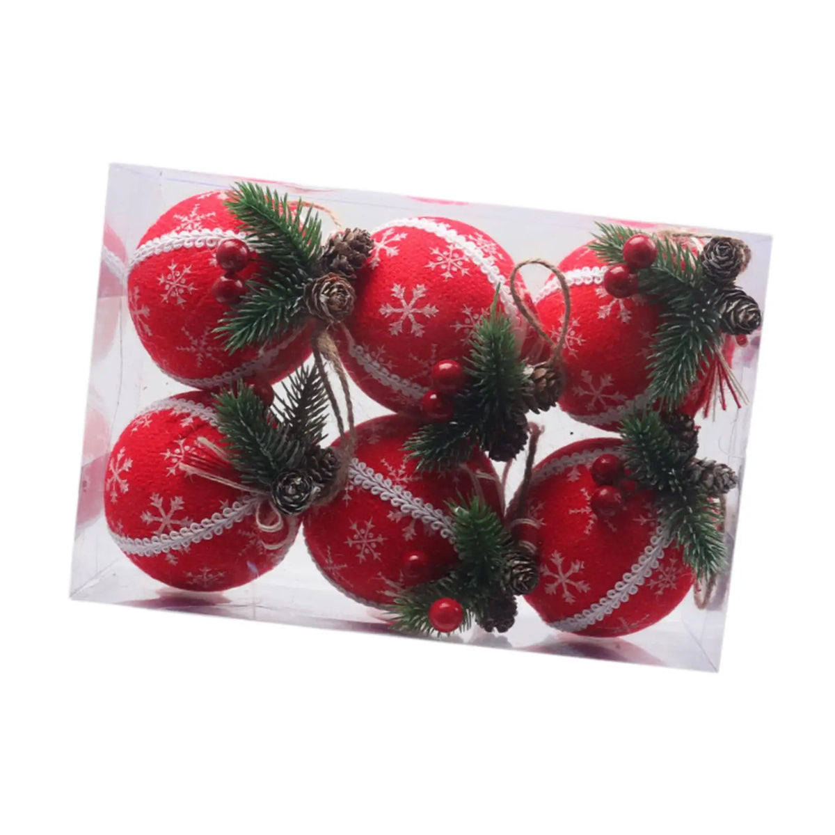 Christmas Ball Ornaments Reusable Charm Pendants Shatterproof Xmas Decor Christmas Ornaments for Xmas Trees for Anniversary Home Quake