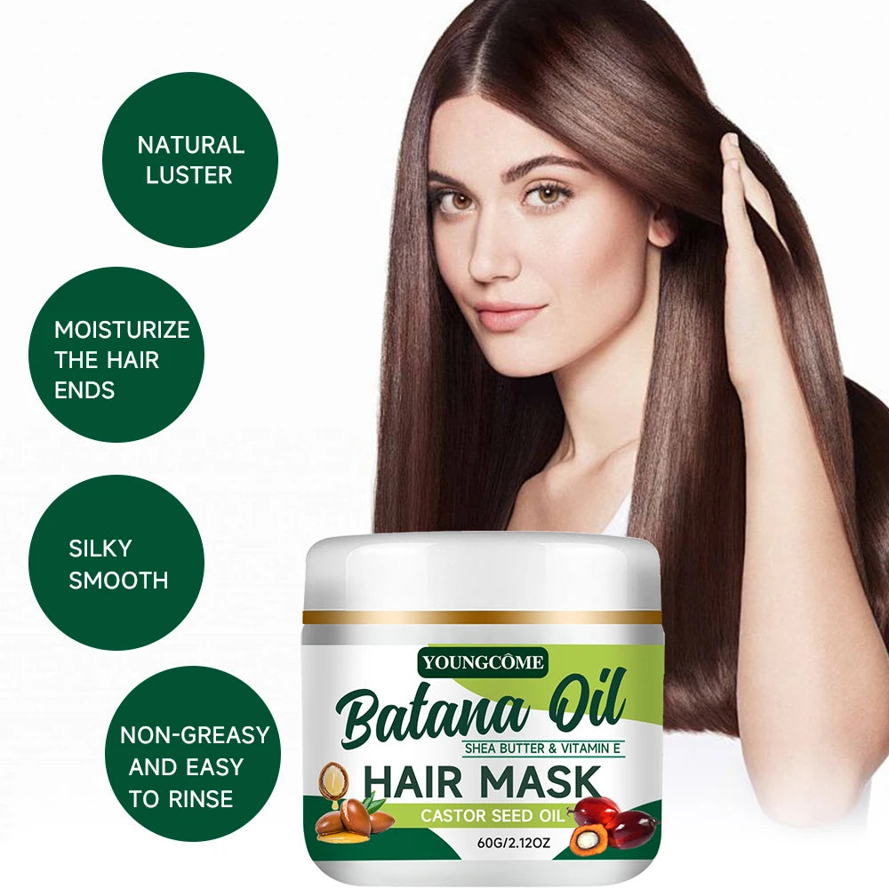 Batana Rosemary Hair Care Hair Mask Nourish Moisturize Improve Hair Quality Reduct Hair Loss Prevent Repair Revitalize Hair Care Quake