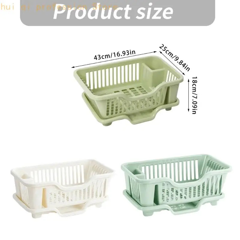 Multifunction Car Sink Organiser Bowls Rack with Separate Compartments for Utensils H8WE Quake