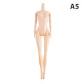 1Pc 11 Movable Joints 26/27cm African Doll Nude Body Brown Black Skin Doll Body Skin Children's Pretty Girl Toy Gift Quake A5