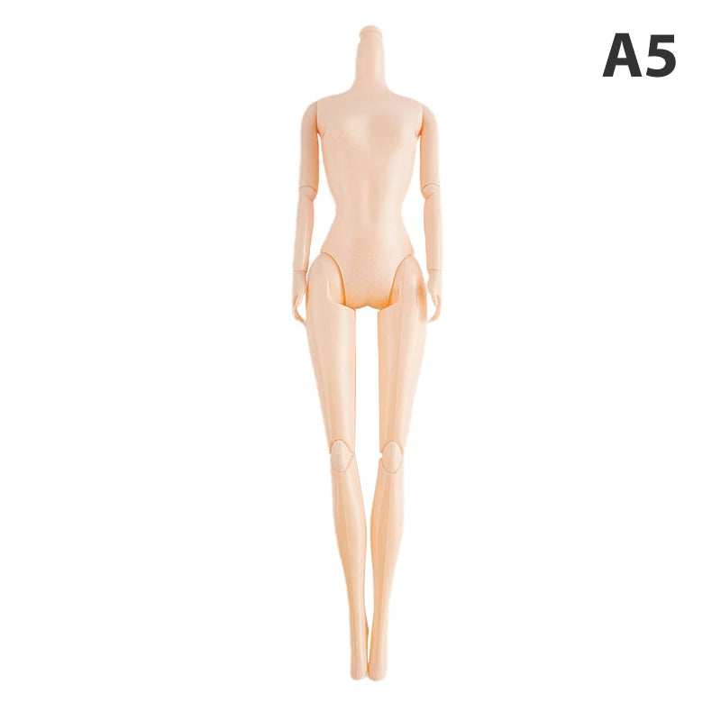 1Pc 11 Movable Joints 26/27cm African Doll Nude Body Brown Black Skin Doll Body Skin Children's Pretty Girl Toy Gift Quake A5