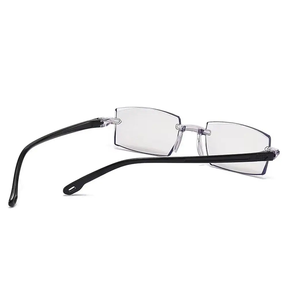 Ultra-Light Rimless Reading Glasses for Men & Women - HD Presbyopic Readers Quake