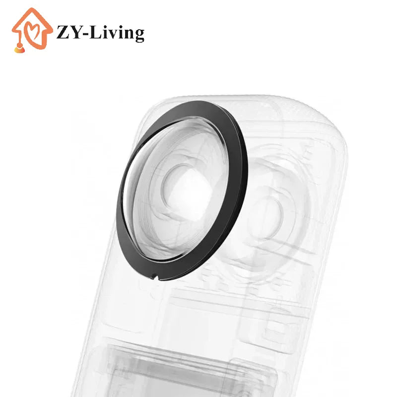 1 Set Silicone Case Lens Protector Cap Cover Lens Guards Carrying Case Protective Frame For Insta360 X4 X3 X2 Camera Accessories Quake