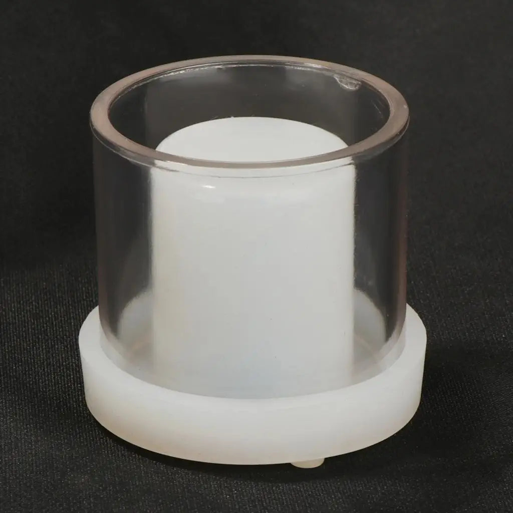 Durable Plastic Candle Making Mould Tealight Mold Set for DIY Pillar Flower Candles and Handmade Soap Making Quake